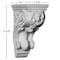 Ekena Millwork 4 5/8"W x 5 3/4"D x 9 5/8"H Angel Corbel COR05X06X10AN - alternate 4